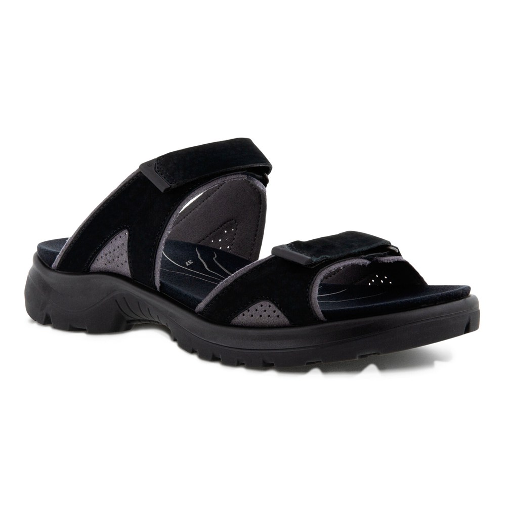 ECCO Womens Slides Black - Yucatan 2.0 - CBS-423185